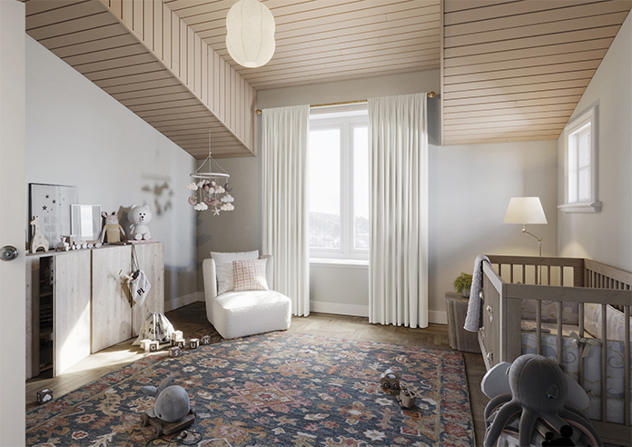Harris, White Cotton - Made to Measure Curtains - Image 7